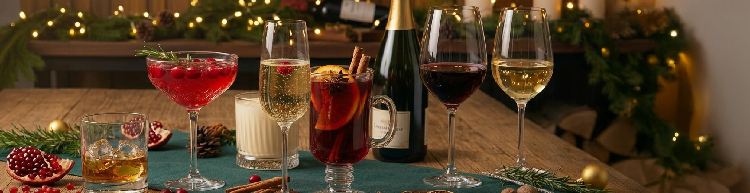 Η κάβα των Γιορτών: εκλεκτά ποτά για τις πιο λαμπερές νύχτες!