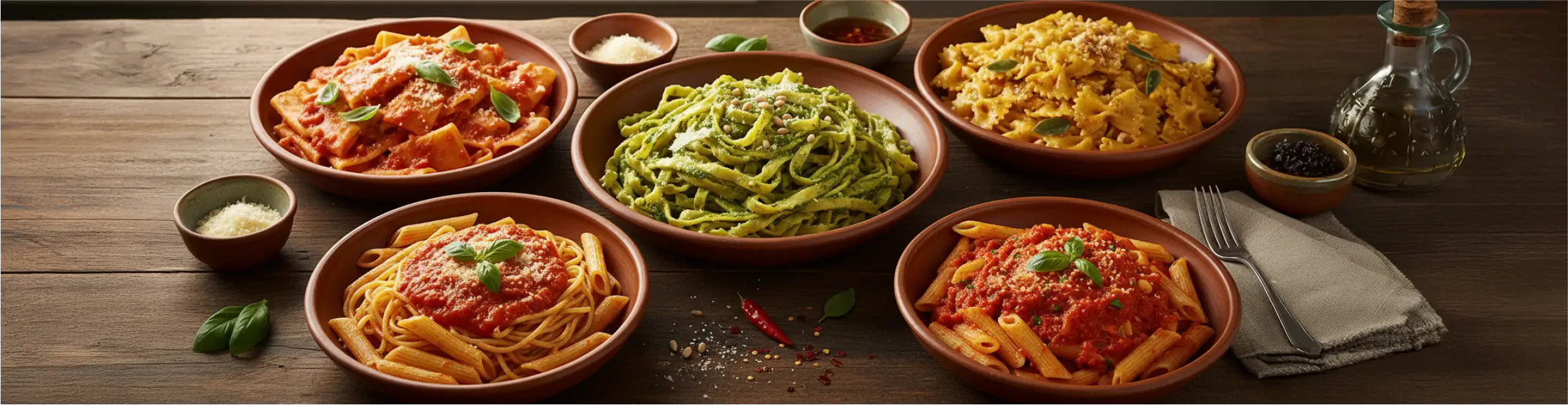 Ζυμαρικά και σάλτσες